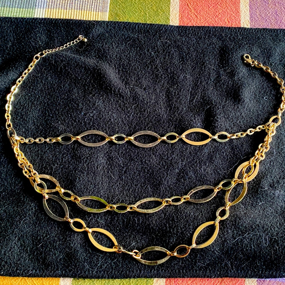 3-strand Gold Necklace